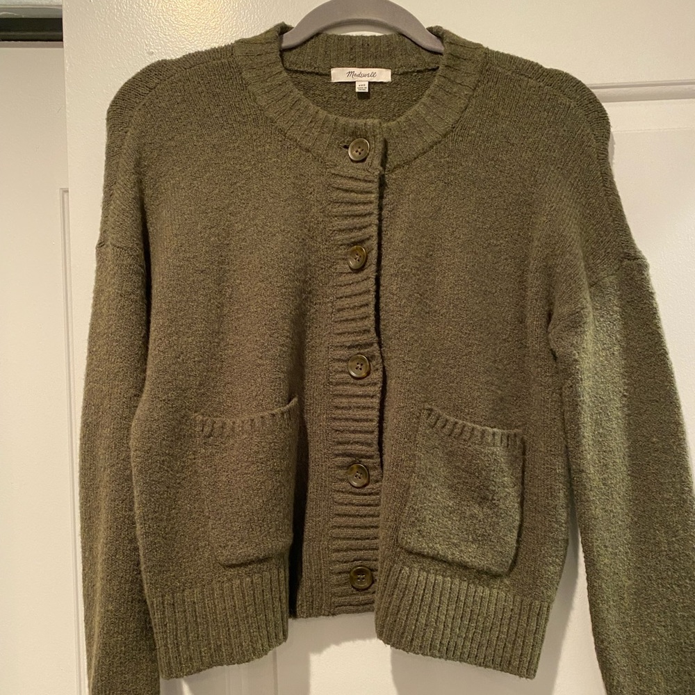 Madewell Olive Green Sweater NEVER WORN
